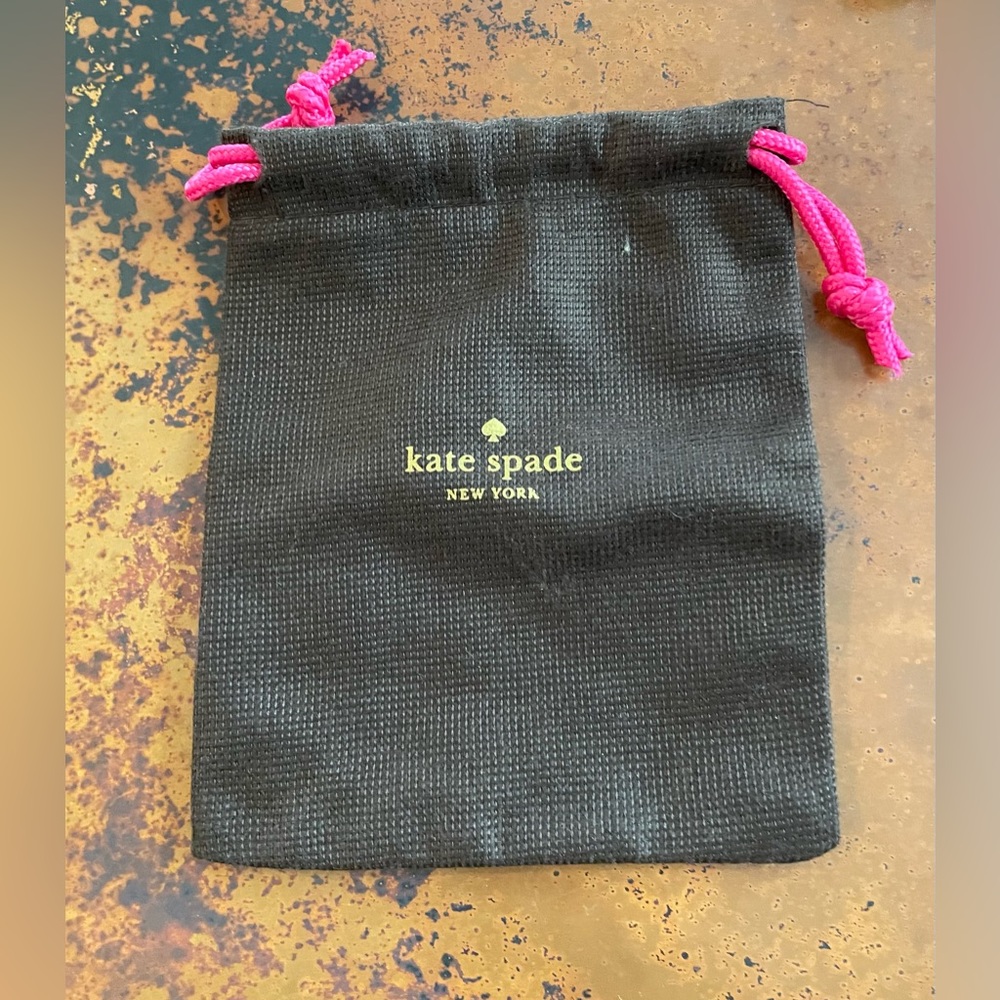kate spade jewelry dust bag - 6”L x 5”W